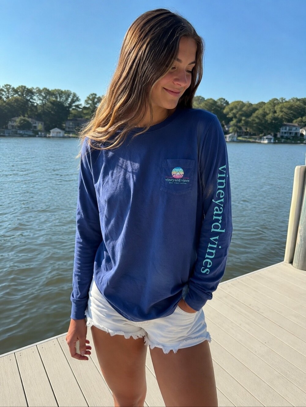 Vineyard Vines Ski You Later Long Sleeve Size XS